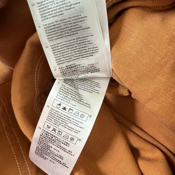 Maje Paris Women's V-Neck Romper Jumper Brown Collared Belted Size EU 40/US L - Picture 3 of 10